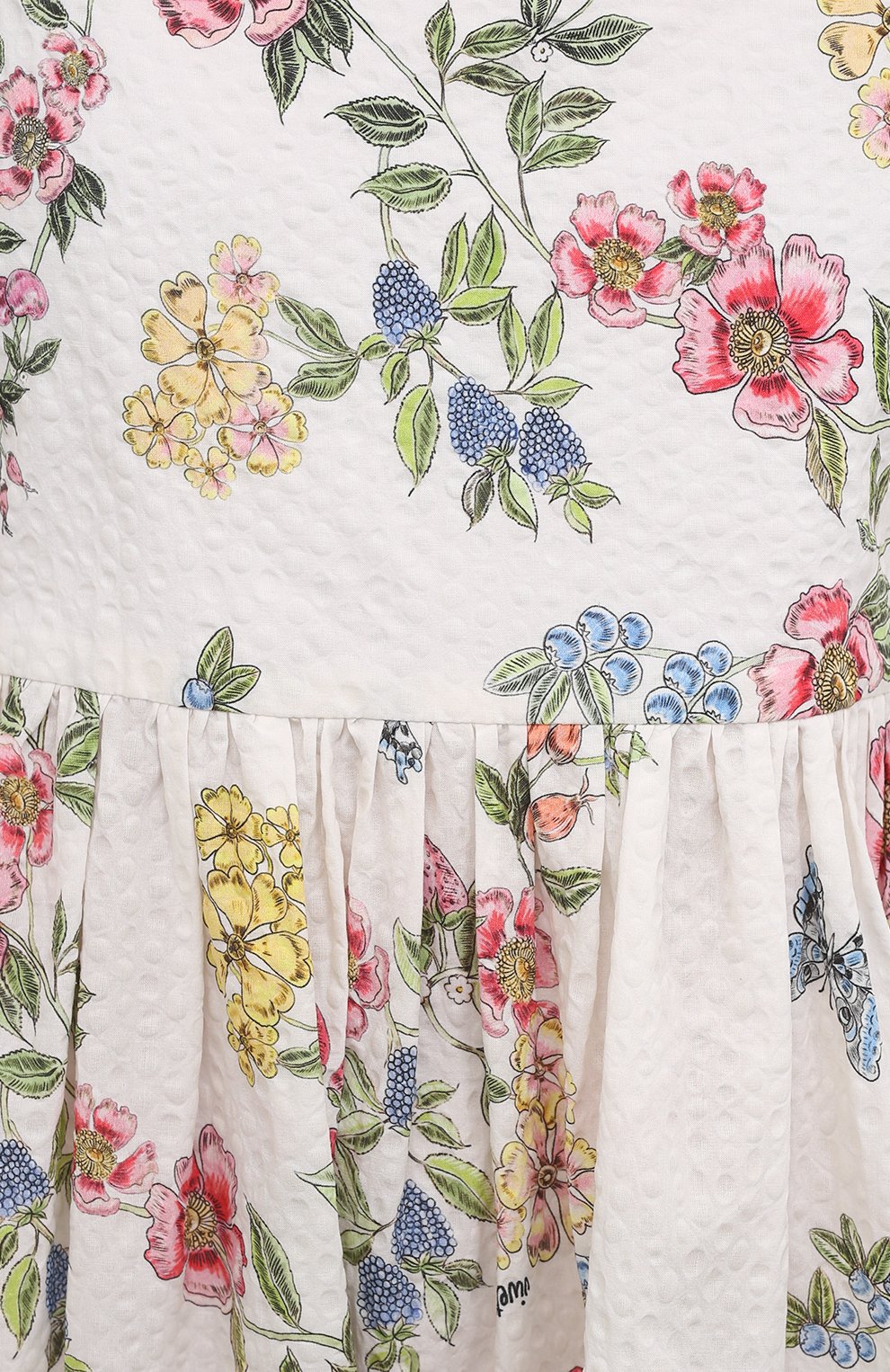 Хлопковое платье VIVETTA разноцветного цвета по цене 53650 руб., арт. 21E V2M0/H031/0089, фото 5 Хлопковое платье VIVETTA, арт. 21E V2M0/H031/0089, фото 5