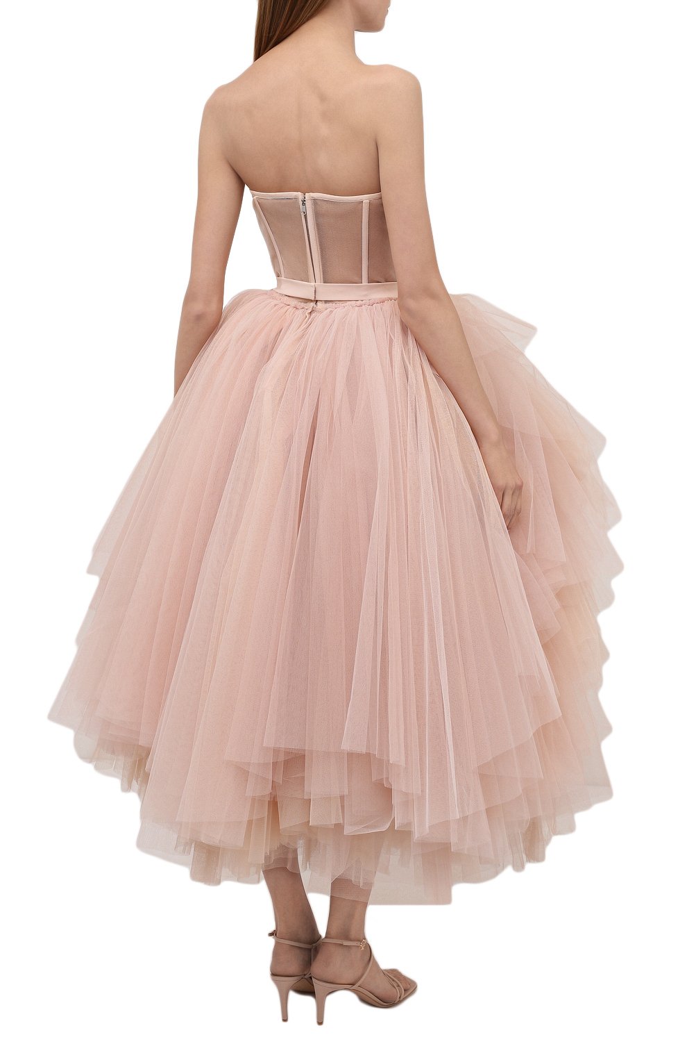 Шелковое платье ALEXANDER MCQUEEN, арт. 660191/QZAC0, фото 4