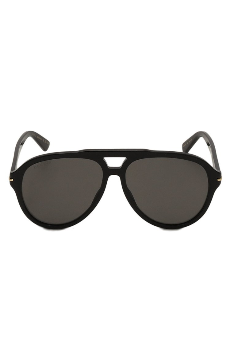 Женские солнцезащитные очки GUCCI черного цвета, арт. GG1443S 002 | Фото 4 (Региональные ограничения белый список (Axapta Mercury): Не проставлено; Нос: Не проставлено; Кросс-КТ: С/з-унисекс; Материал: Пластик; Тип очков: С/з; Оптика Гендер: оптика-унисекс; Очки форма: Авиаторы)