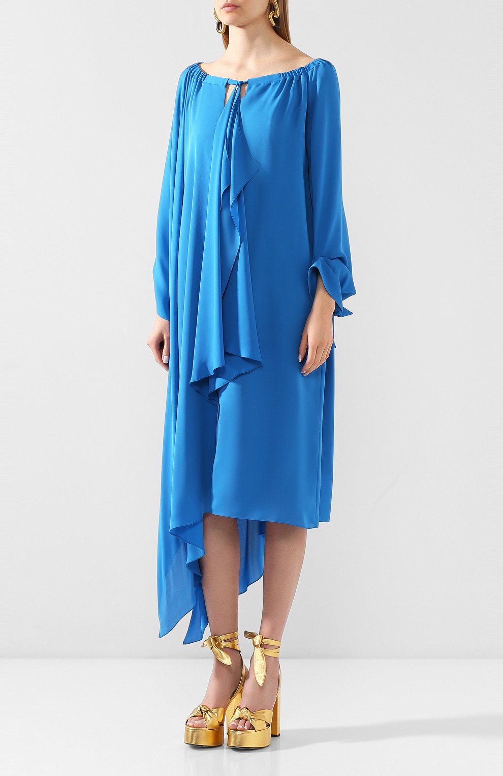 Шелковое платье ROLAND MOURET, арт. SS20/S0900/F5073, фото 3