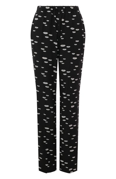 Женские шелковые брюки PRADA, арт. P235E-1YHQ-F057Z-211