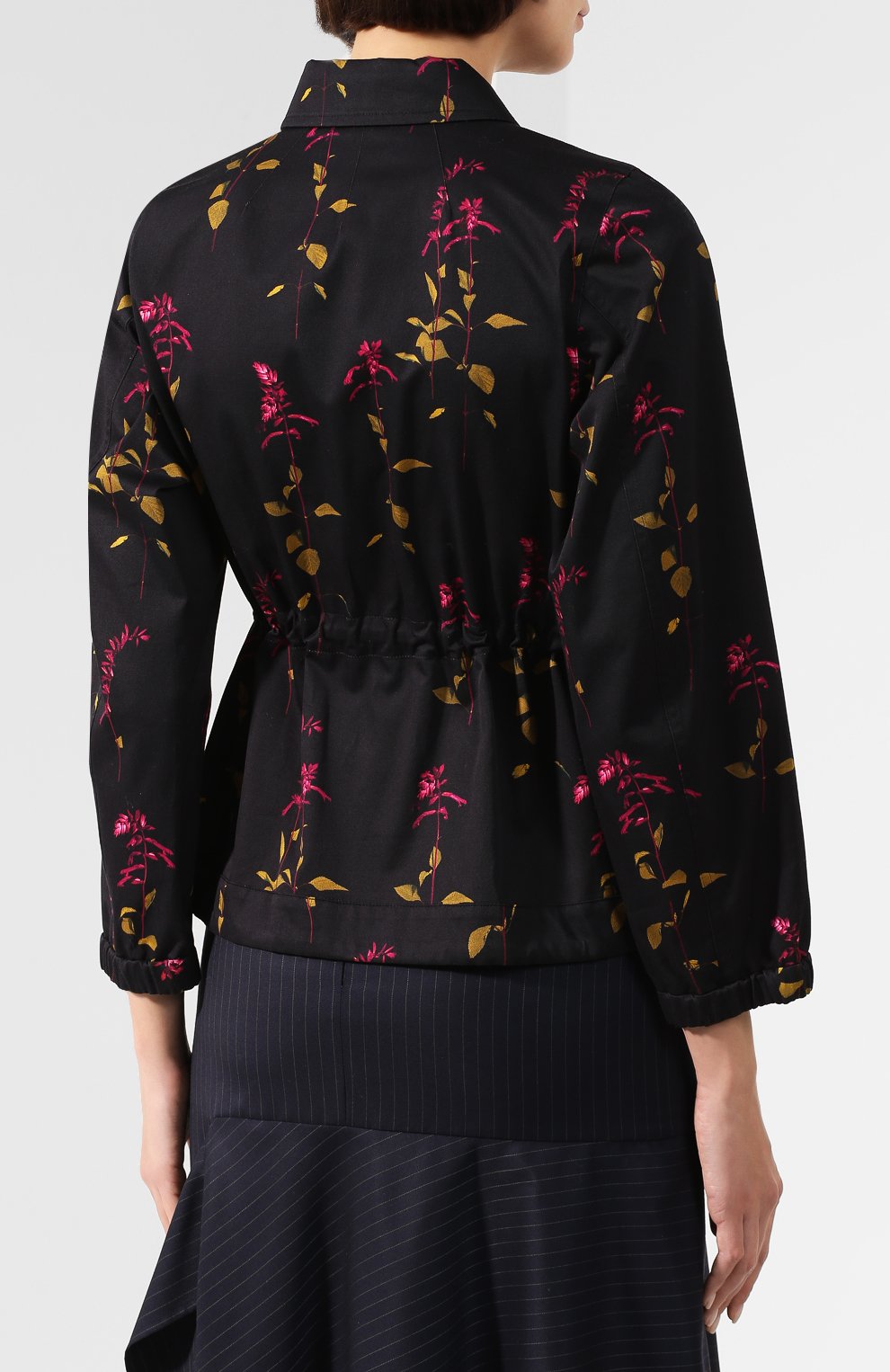 Хлопковая парка DRIES VAN NOTEN черного цвета по цене 46000 руб., арт. 192-10515-8414, фото 4 Хлопковая парка DRIES VAN NOTEN, арт. 192-10515-8414, фото 4
