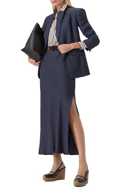 Кожаные туфли BRUNELLO CUCINELLI черного цвета по цене 158500 руб., арт. MZSLG2932, фото 2 Кожаные туфли BRUNELLO CUCINELLI, арт. MZSLG2932, фото 2