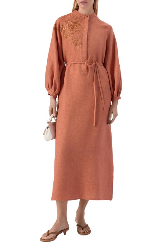 Льняное платье MVST M26.2PW.D900/ZEG3043 Коричневый  M26.2PW.D900/ZEG3043 Фото 2