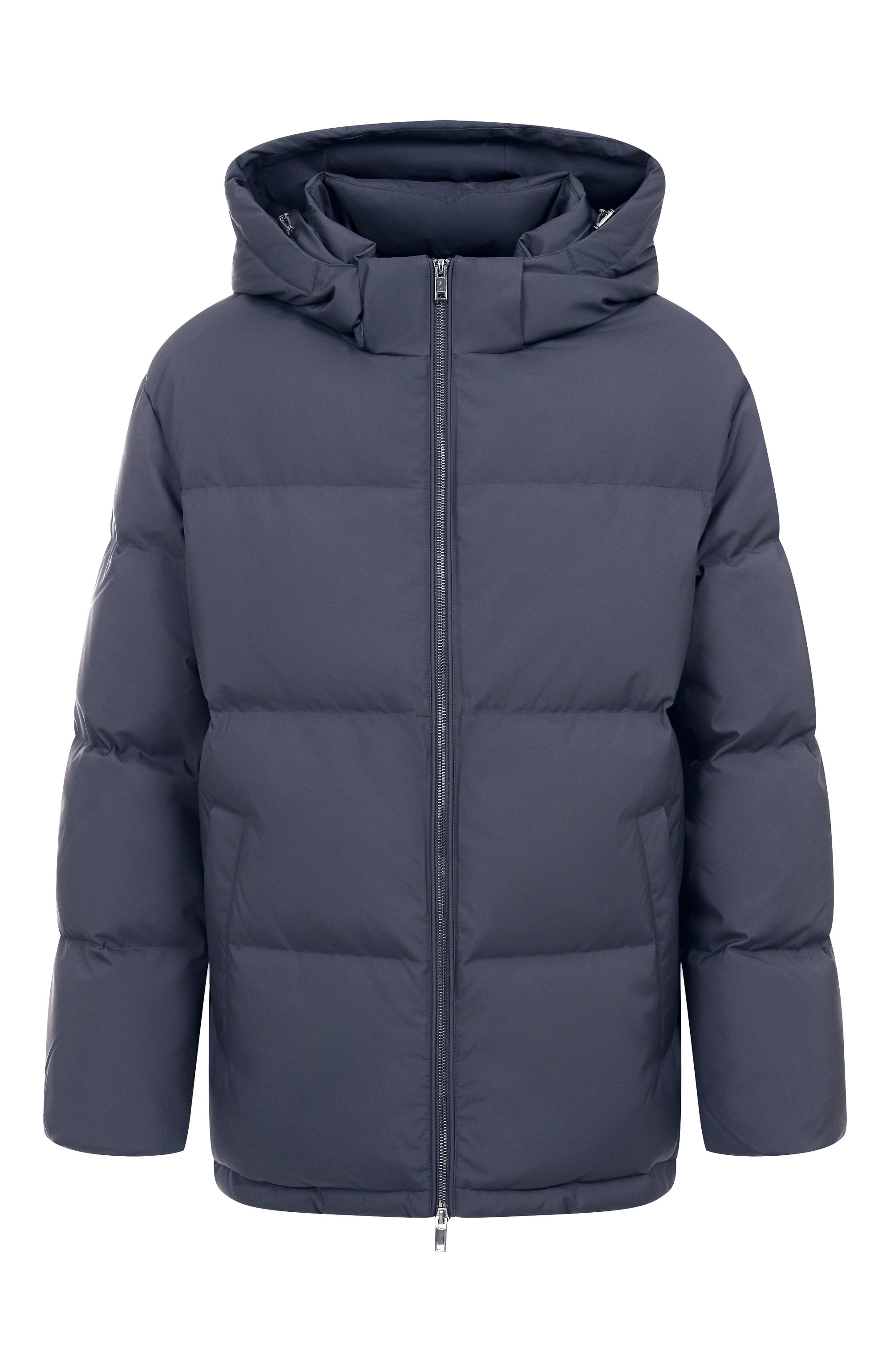 Пуховик onega 12 STOREEZ темно-серого цвета по цене 47000 руб., арт. 134080, фото 1 Пуховик onega 12 STOREEZ, арт. 134080, фото 1