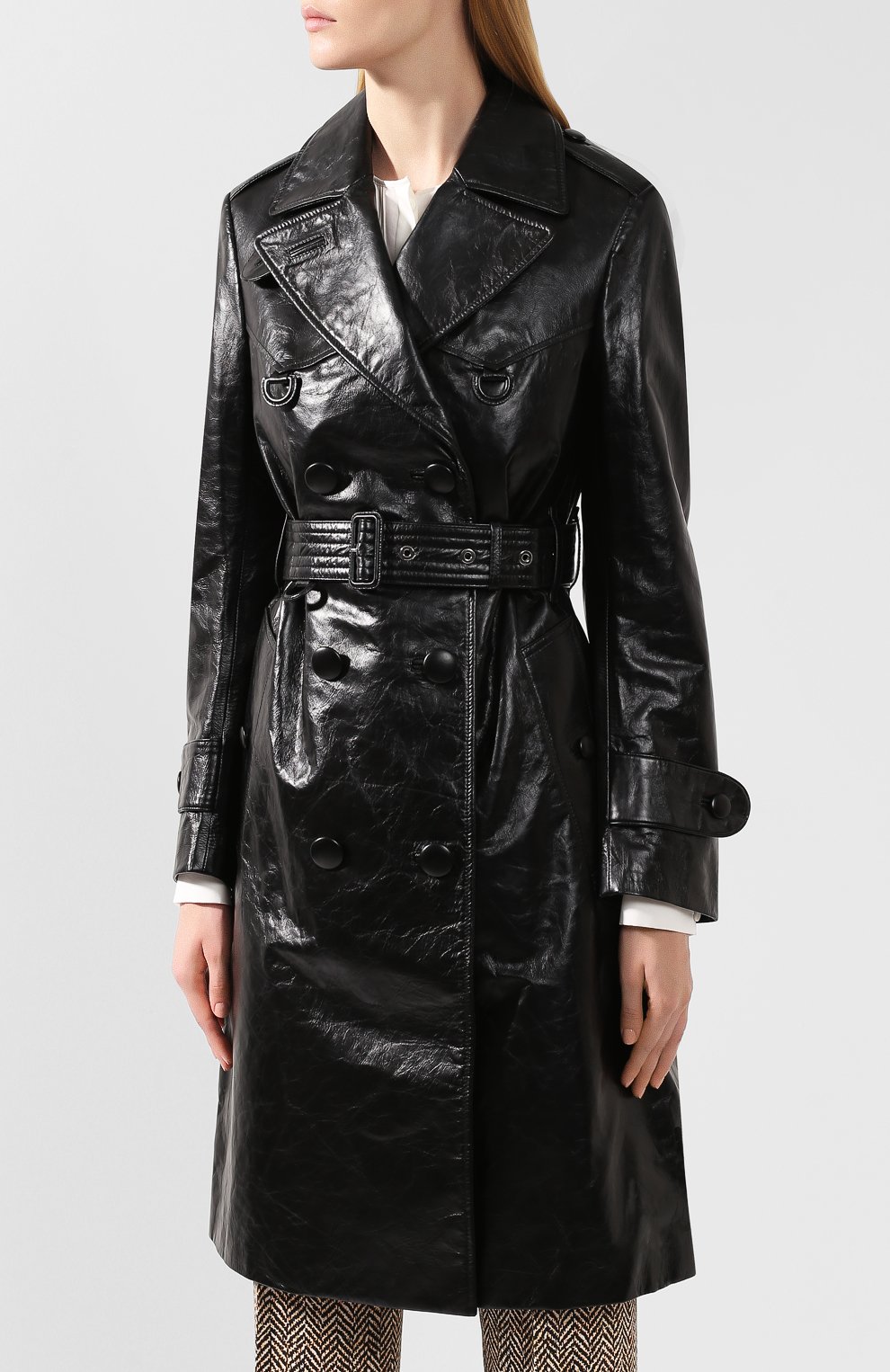 Кожаный плащ tintagel BURBERRY, арт. 8013686, фото 3