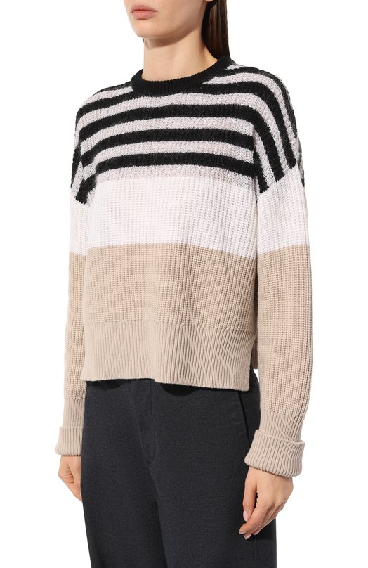 Свитер из шерсти и кашемира Brunello Cucinelli M1650BP180 Разноцветный  M1650BP180 Фото 3
