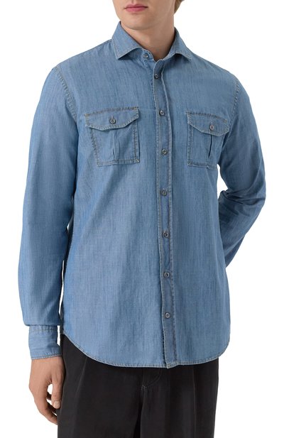 Джинсовая рубашка VAN LAACK, арт. VL-RIK0S2-P0SFWK/155352, фото 3