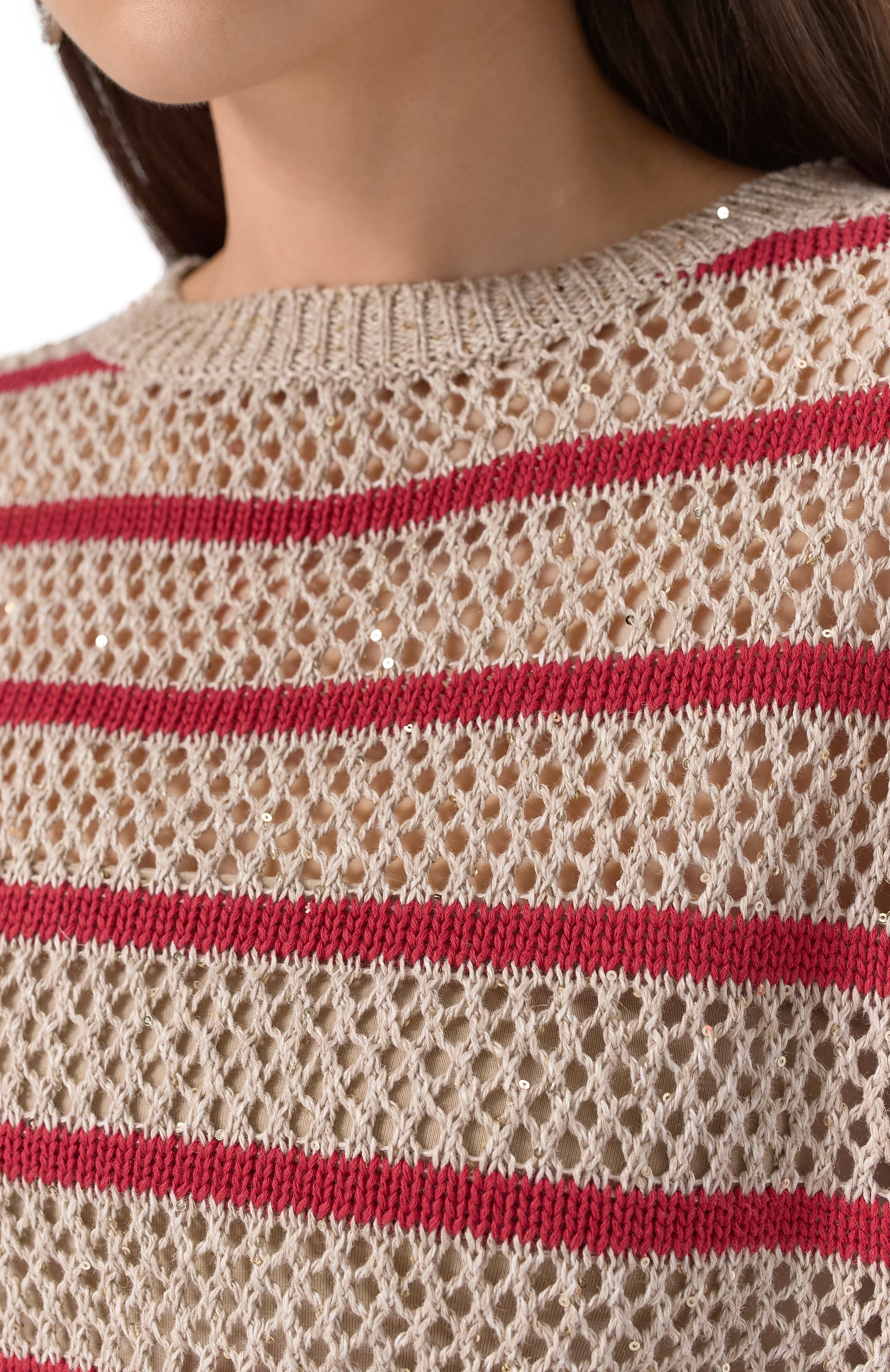 Льняной свитер BRUNELLO CUCINELLI, арт. MC0558900, фото 5