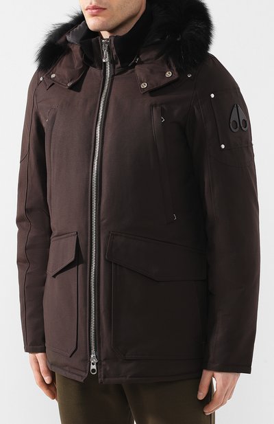 Пуховая парка pearson на молнии с капюшоном MOOSE KNUCKLES, арт. MK8507MJ, фото 3