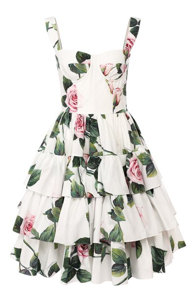 Женское хлопковое платье DOLCE & GABBANA, арт. F6I0BT/HS5FZ