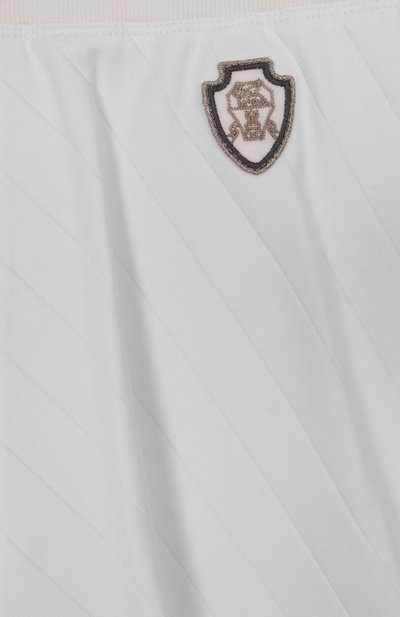 Хлопковая юбка-шорты BRUNELLO CUCINELLI белого цвета по цене 39950 руб., арт. BL921E002B, фото 3 Хлопковая юбка-шорты BRUNELLO CUCINELLI, арт. BL921E002B, фото 3