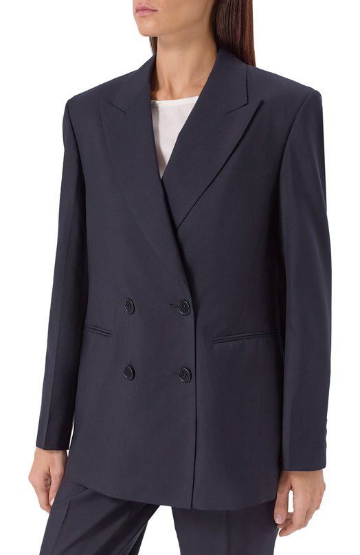 Жакет из шерсти и шелка MVST L051/3038 Синий  L051/3038 Фото 3