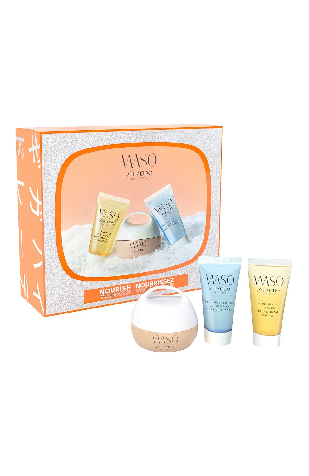 Набор waso nourish your skin set (30+30+50ml) SHISEIDO бесцветного цвета по цене 3850 руб., арт. SE3867SH, фото 1 Набор waso nourish your skin set (30+30+50ml) SHISEIDO, арт. SE3867SH, фото 1
