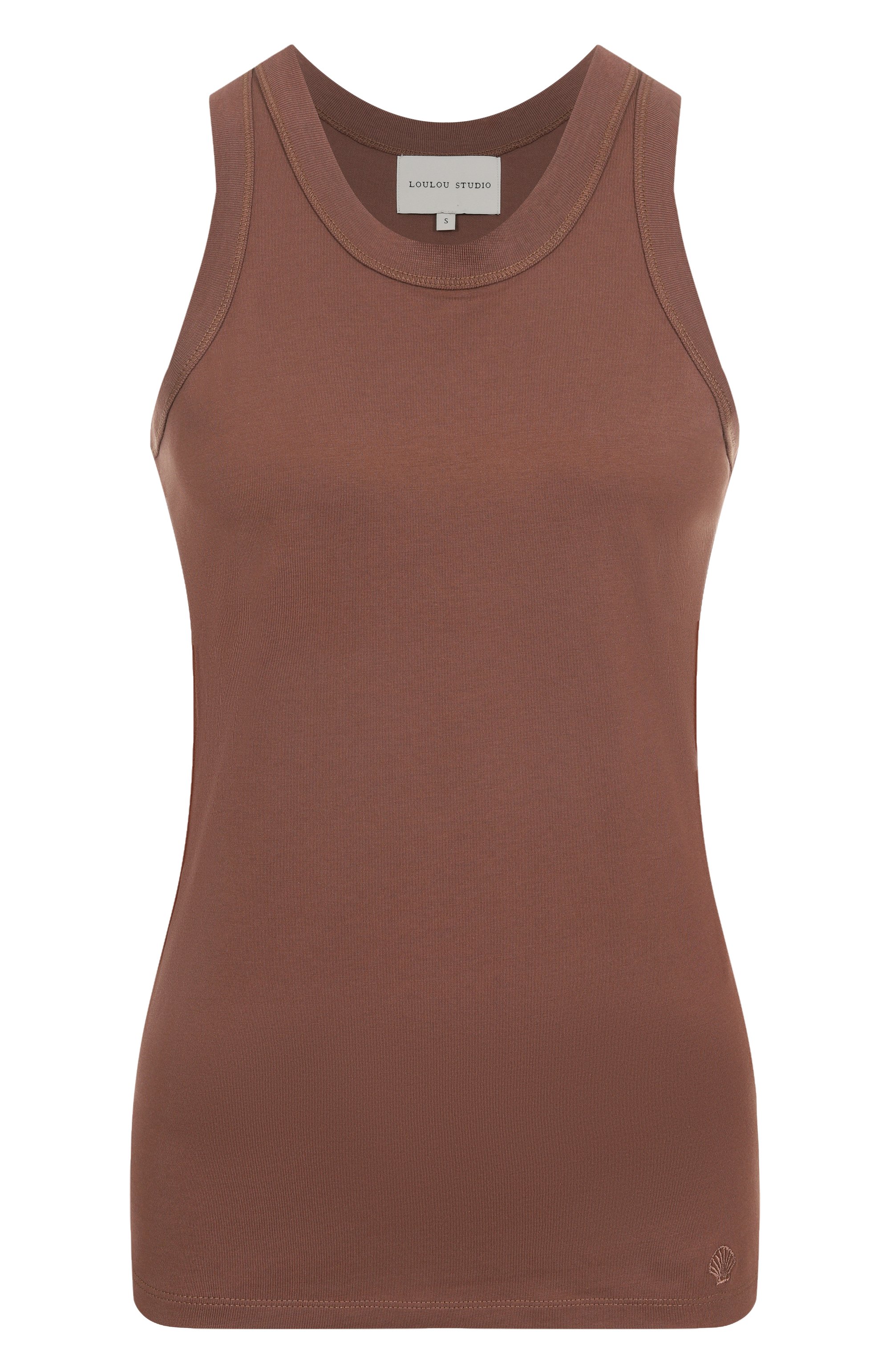 Хлопковая майка LOULOU DE SAISON, арт. P0S0, фото 1