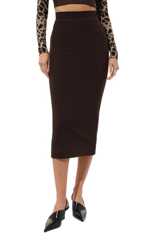 Юбка Dolce & Gabbana F4CB8T/FUGRE Коричневый  F4CB8T/FUGRE Фото 3