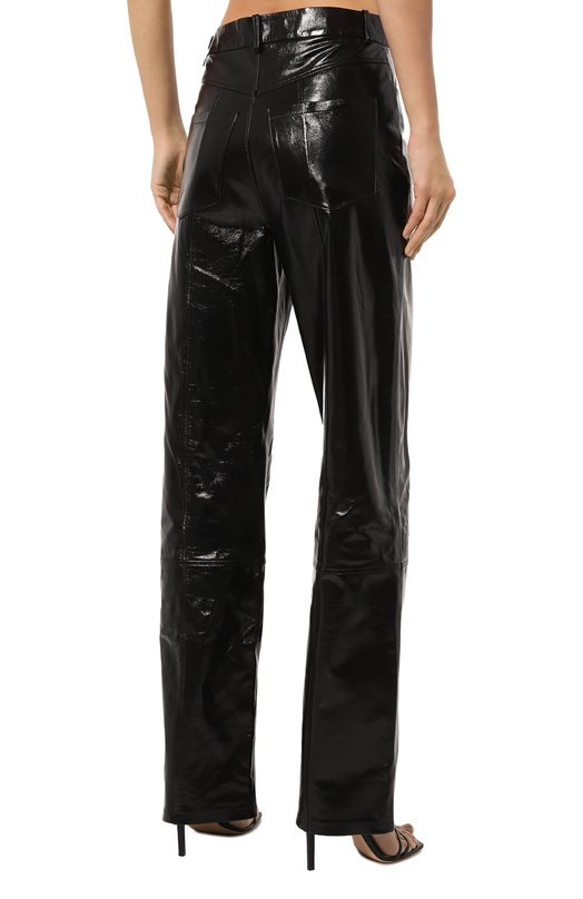 Кожаные брюки Zeynep Arcay PF24PN08 Чёрный  PF24PN08 Фото 4