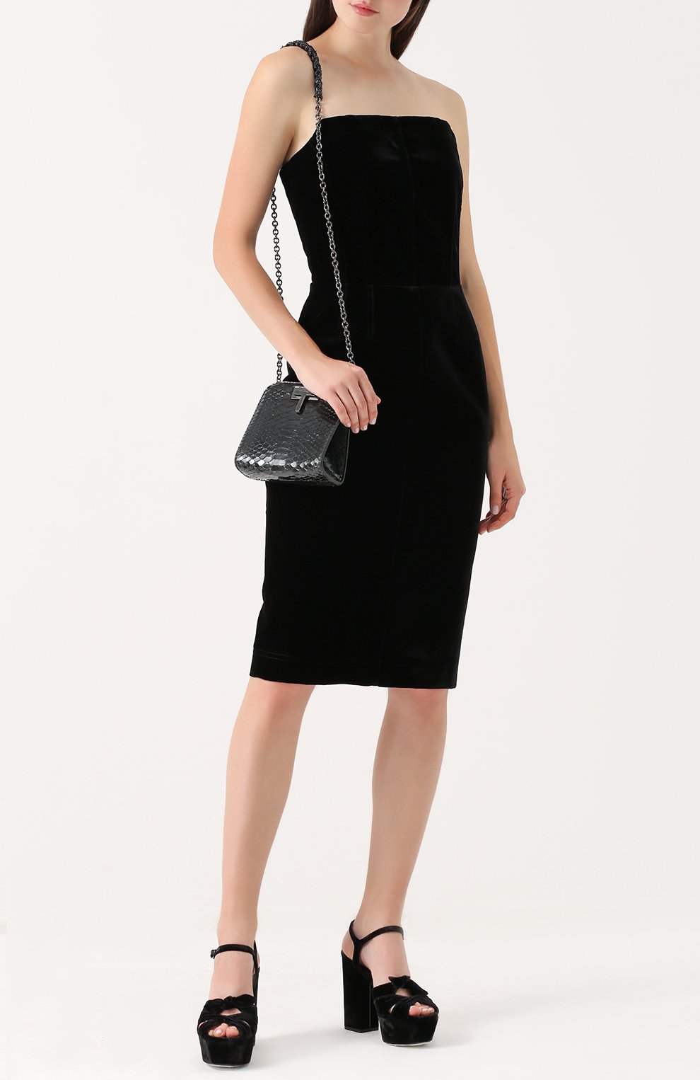 Облегающее платье-бюстье без рукавов TOM FORD, арт. AB1898-FAX103, фото 2