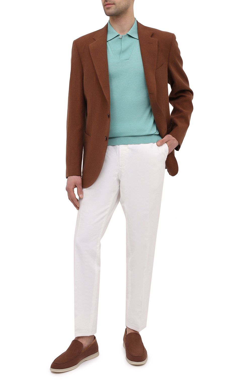 Текстильные лоферы summer walk LORO PIANA, арт. FAL6177, фото 2