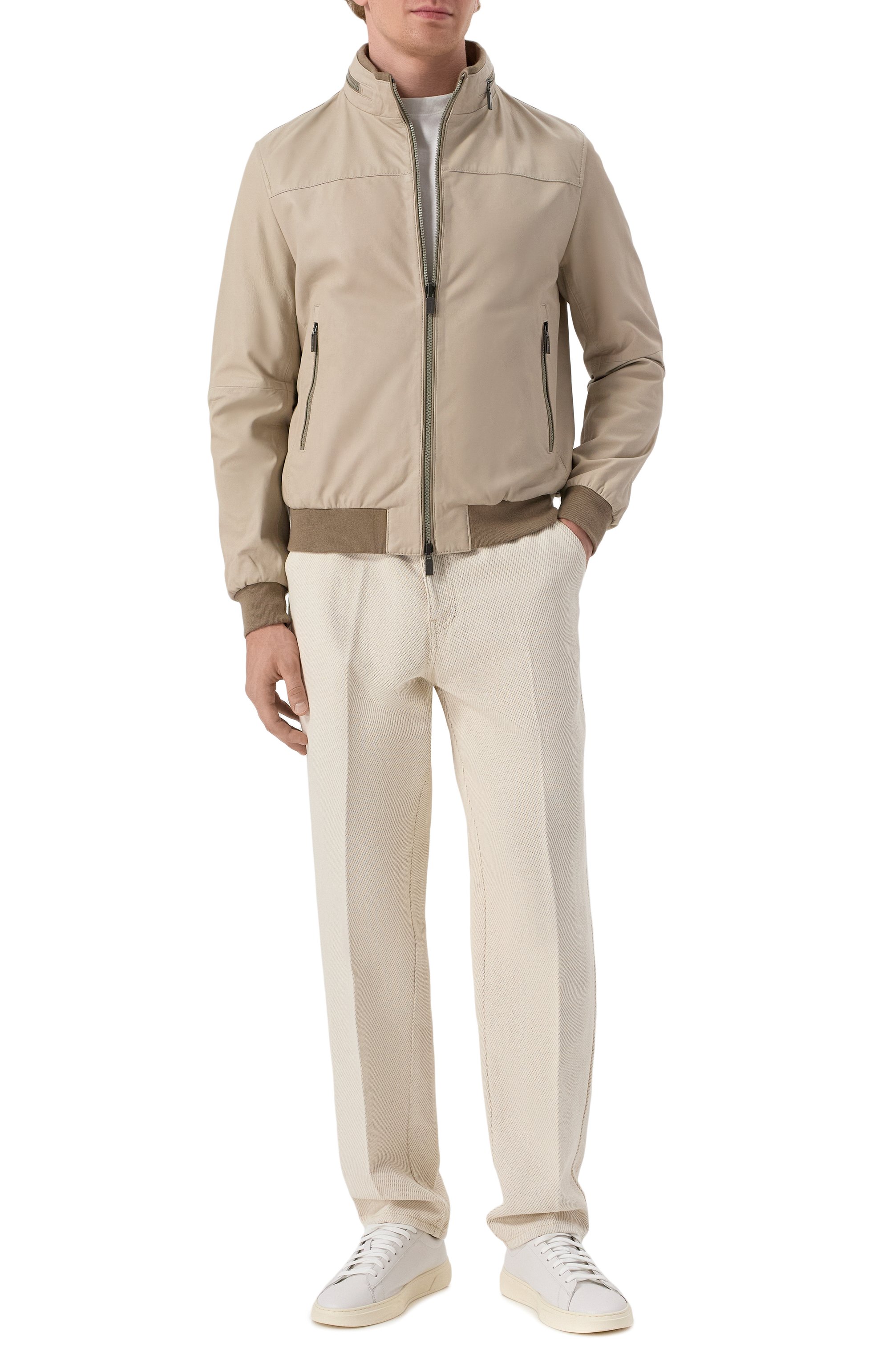 Брюки из хлопка и льна MARCO PESCAROLO, арт. DUE/51R07, фото 2