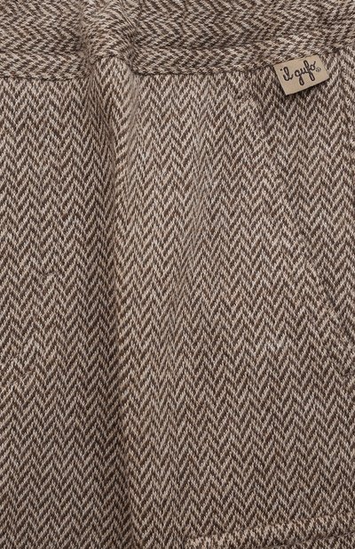 Хлопковые брюки IL GUFO бежевого цвета по цене 19300 руб., арт. A23PL393M5031/10A-14A, фото 3 Хлопковые брюки IL GUFO, арт. A23PL393M5031/10A-14A, фото 3