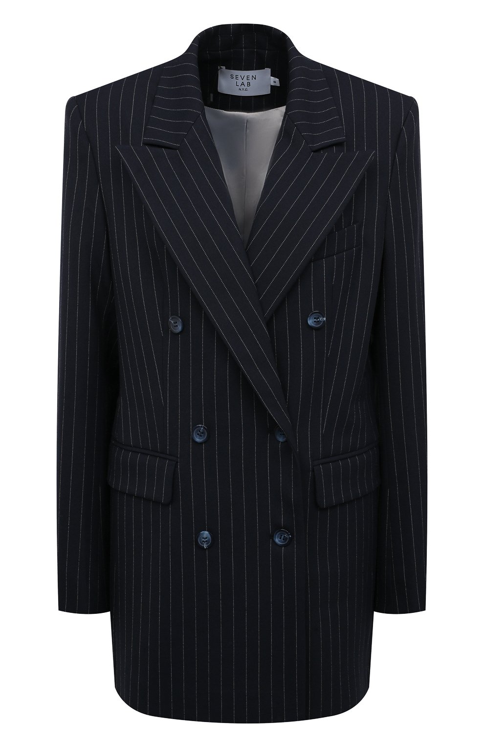 Жакет из вискозы SEVEN LAB, арт. JOVN pinstripes navy, фото 1