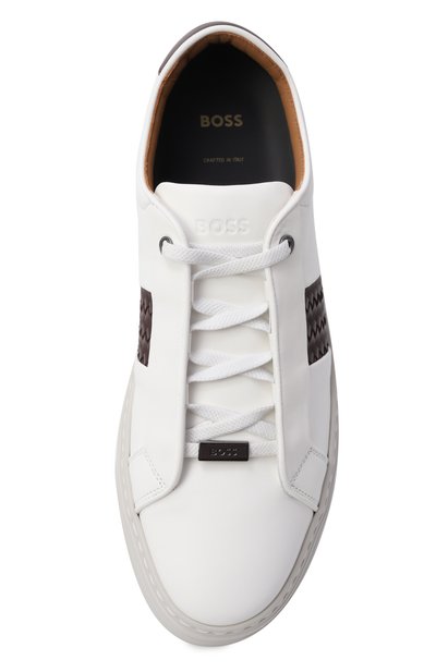 Кожаные кеды gary BOSS, арт. 50555667, фото 5