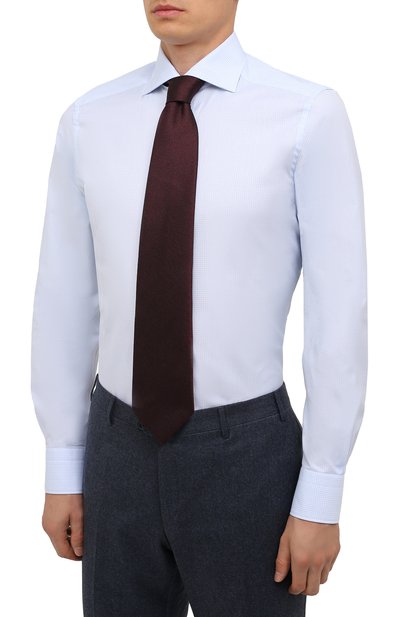 Хлопковая сорочка ZEGNA, арт. 201008/9MS0BA, фото 4