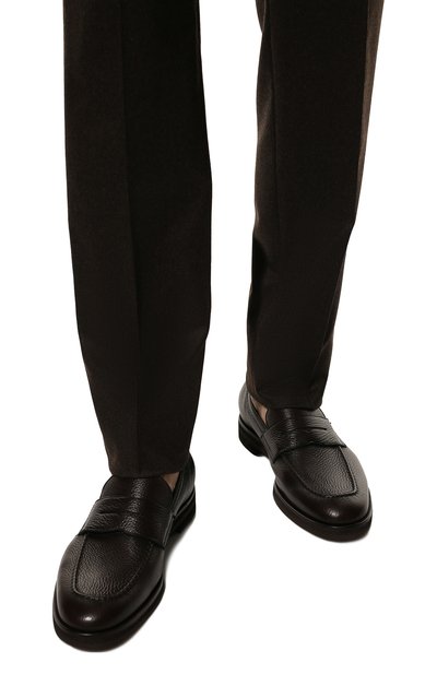 Кожаные пенни-лоферы BARRETT, арт. 222U015.7/CERV0 ASP0RTABILE, фото 3