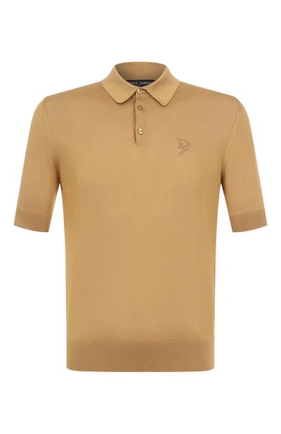 Мужская шелковое поло DOLCE & GABBANA, арт. GXZ02Z/JBSK3