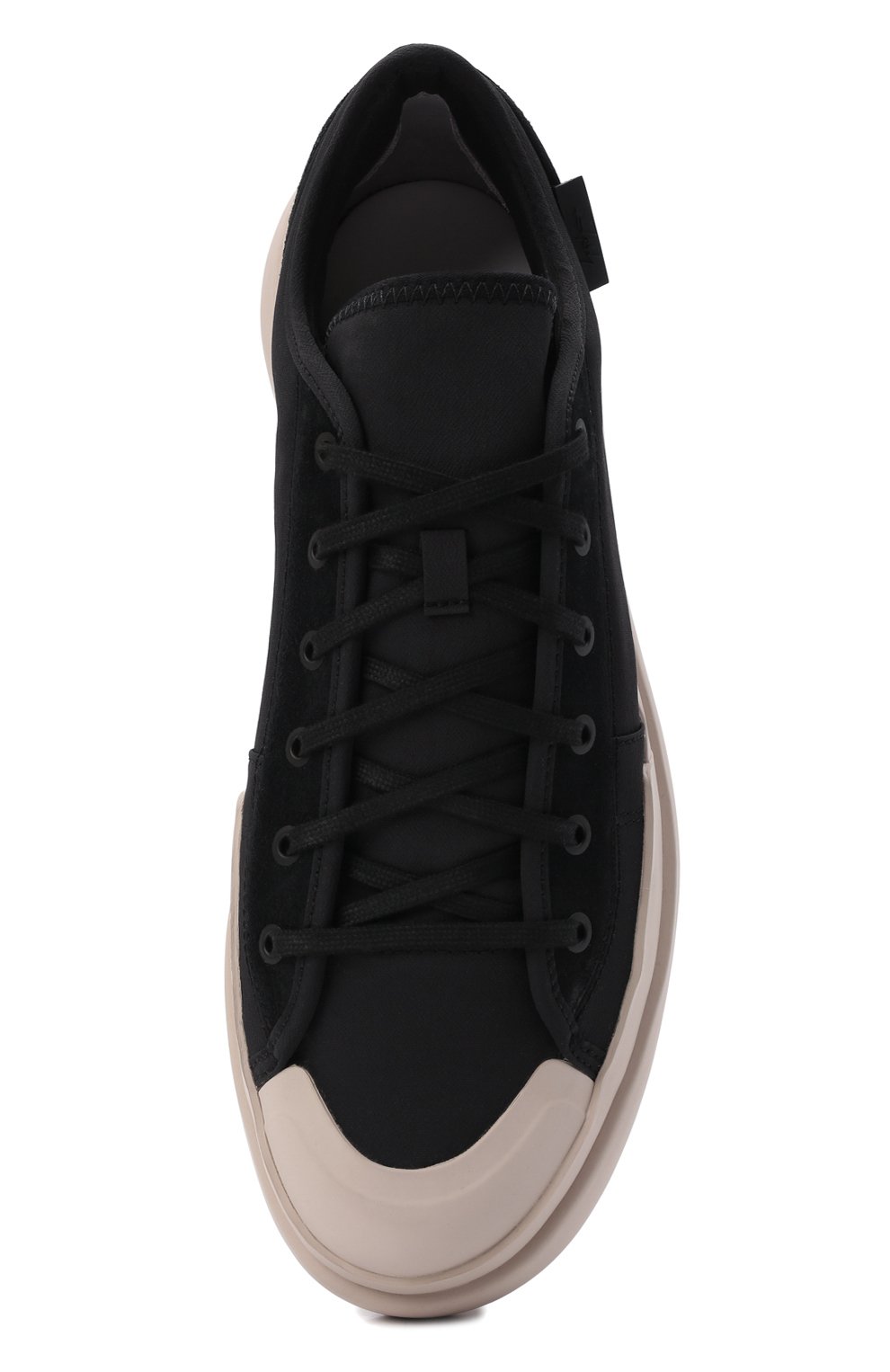 Комбинированные кеды ajatu court low Y-3 черного цвета по цене 31650 руб., арт. GW8624/M, фото 6 Комбинированные кеды ajatu court low Y-3, арт. GW8624/M, фото 6