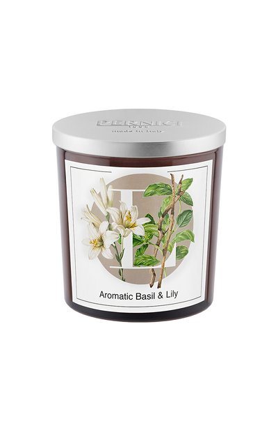 Свеча aromatic basil &amp; lily (350g) PERNICI, арт. 8001962085175