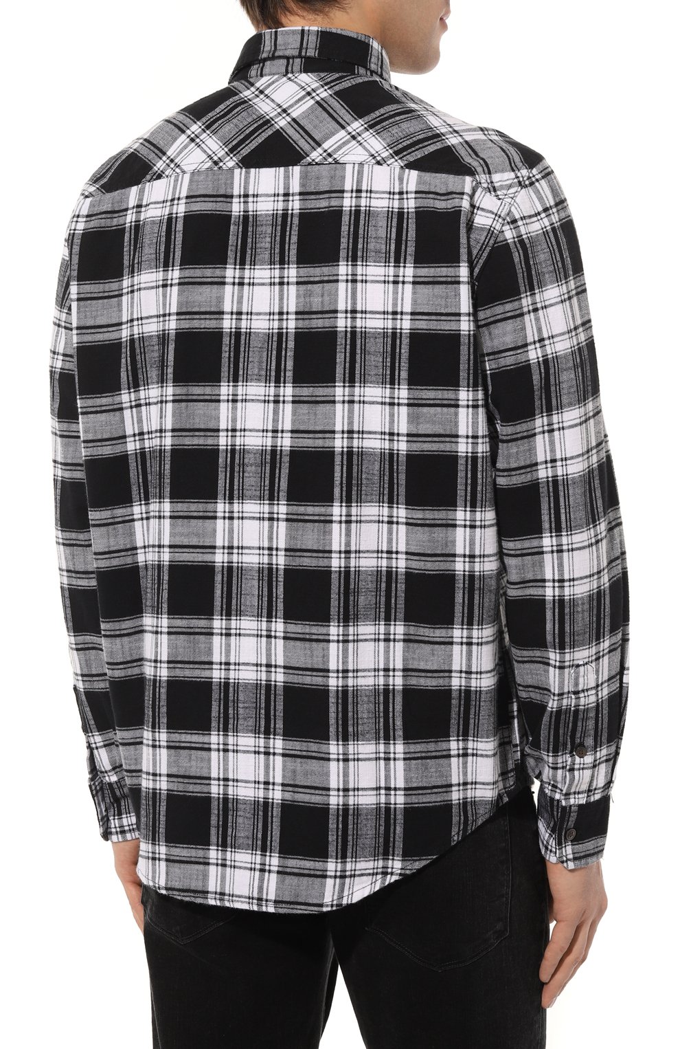 Хлопковая рубашка DIESEL, арт. A08537/0TFAJ, фото 4