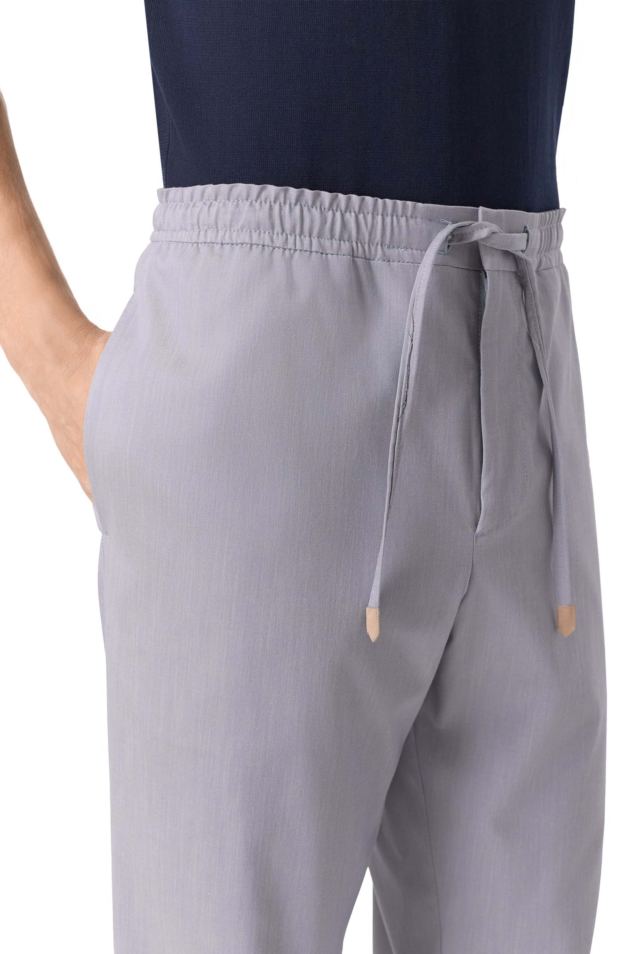 Брюки из лиоцелла и хлопка CANALI, арт. U97003/AV04338, фото 5