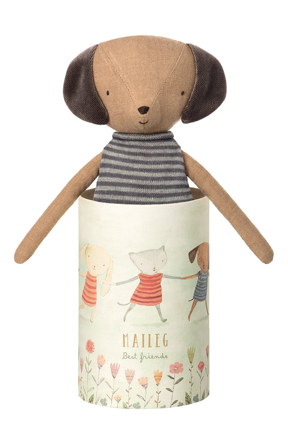 Игрушка щенок MAILEG коричневого цвета по цене 4390 руб., арт. 16-8947-00, фото 2 Игрушка щенок MAILEG, арт. 16-8947-00, фото 2