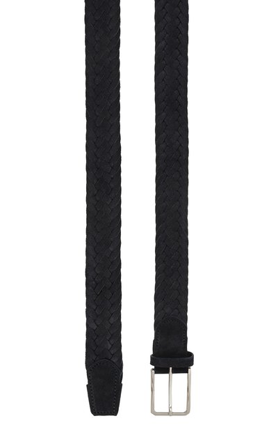 Замшевый ремень CANALI темно-синего цвета по цене 36850 руб., арт. 50C/KB00440, фото 3 Замшевый ремень CANALI, арт. 50C/KB00440, фото 3