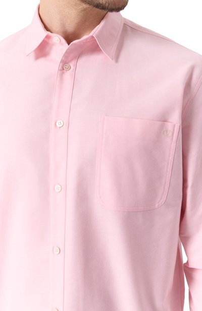 Хлопковая рубашка VALENTINO, арт. 6V3ABQ60AMU, фото 5