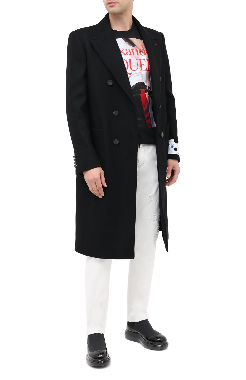 Кожаные челси ALEXANDER MCQUEEN, арт. 625182/WHYK1, фото 2