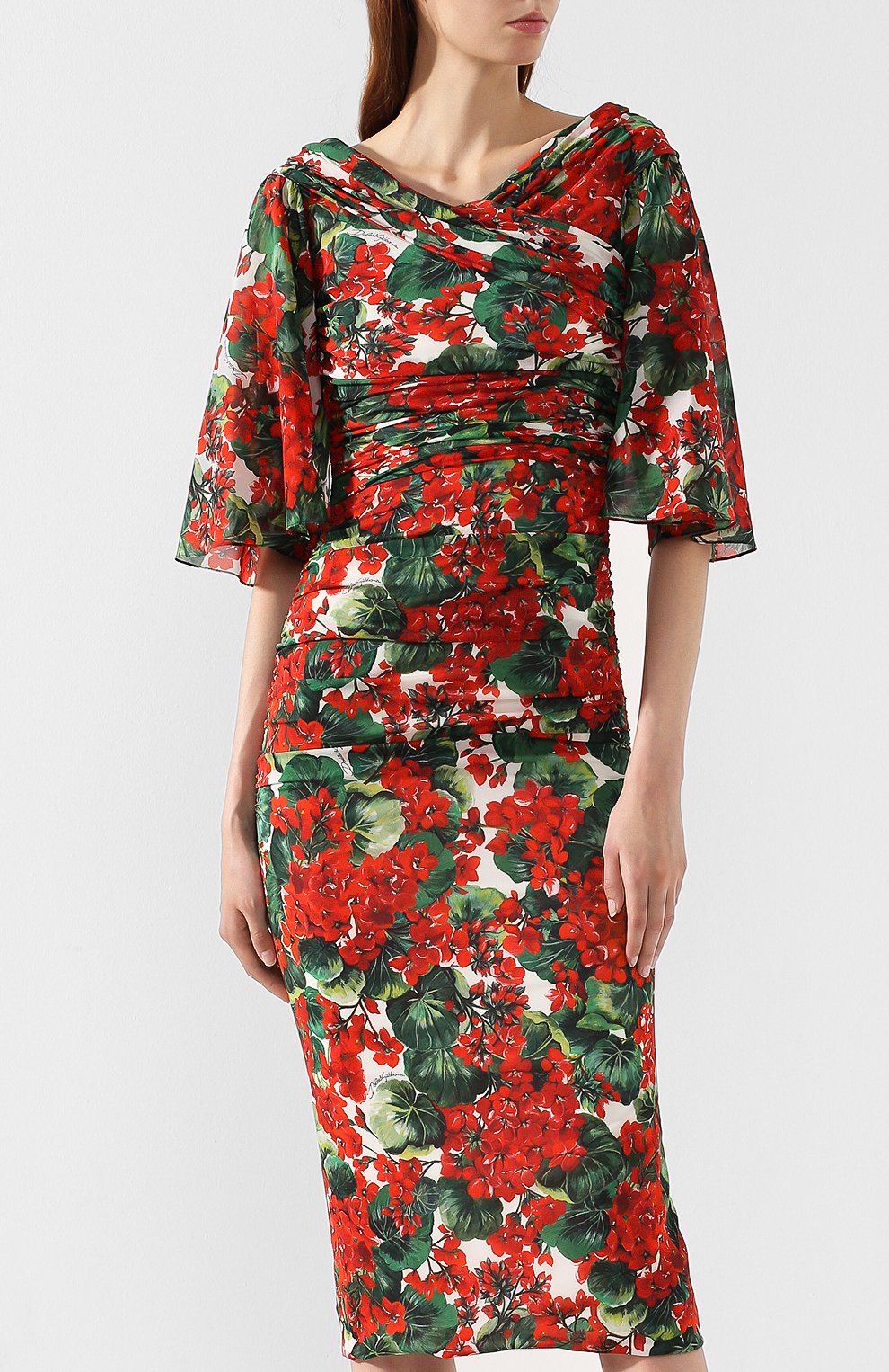 Шелковое платье DOLCE & GABBANA, арт. F69X8T/FSAYB, фото 3