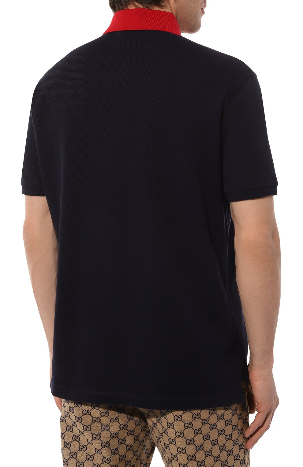 Хлопковое поло GUCCI, арт. 574086 XJA6C, фото 4