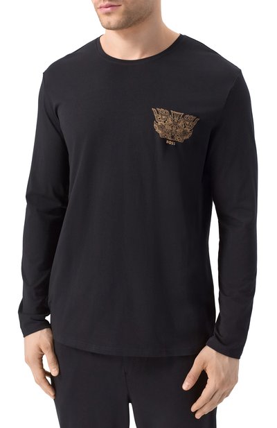 Хлопковая пижама BOSS, арт. 50514892, фото 3