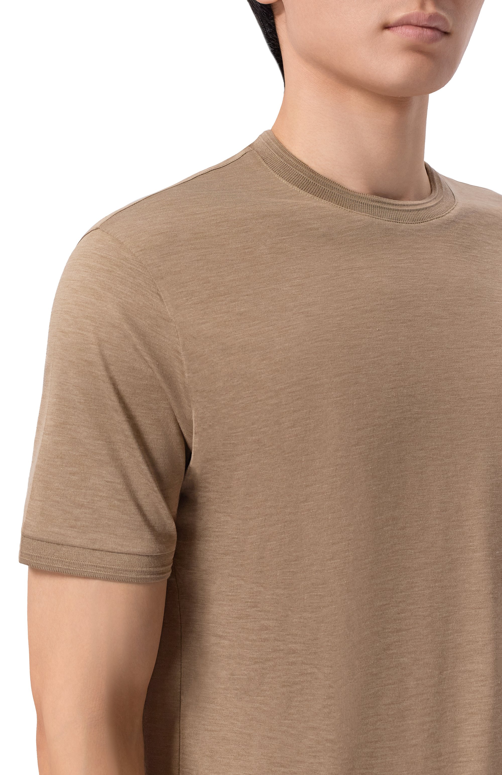 Футболка из шелка и хлопка PAUL&SHARK, арт. 25411008, фото 5