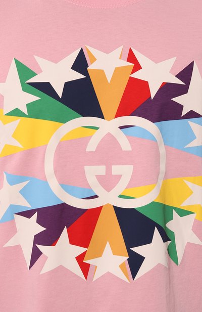 Хлопковая футболка GUCCI, арт. 548334 XJDNH, фото 5