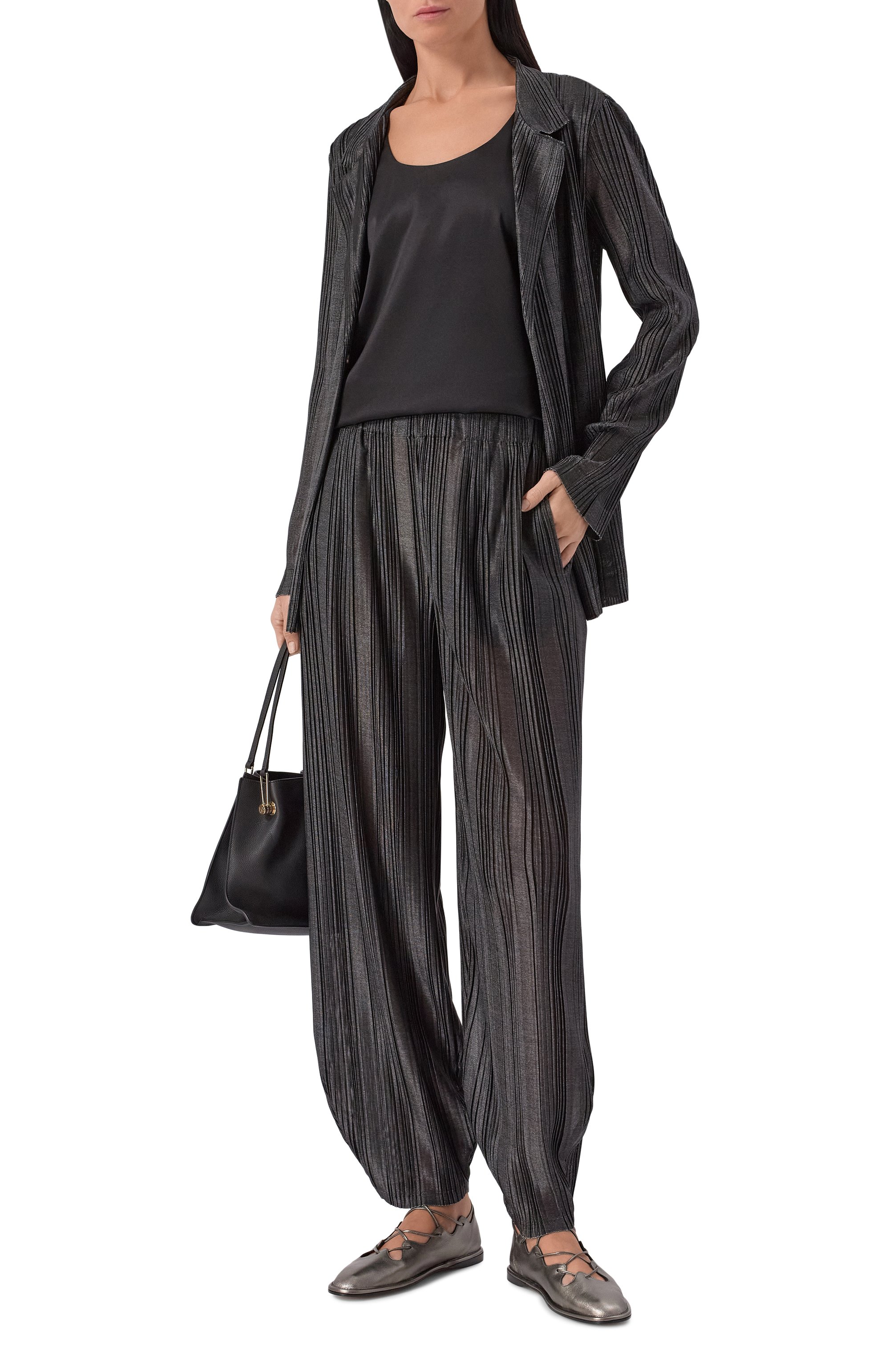 Кожаные балетки GIORGIO ARMANI, арт. GW002807/AF24125, фото 3