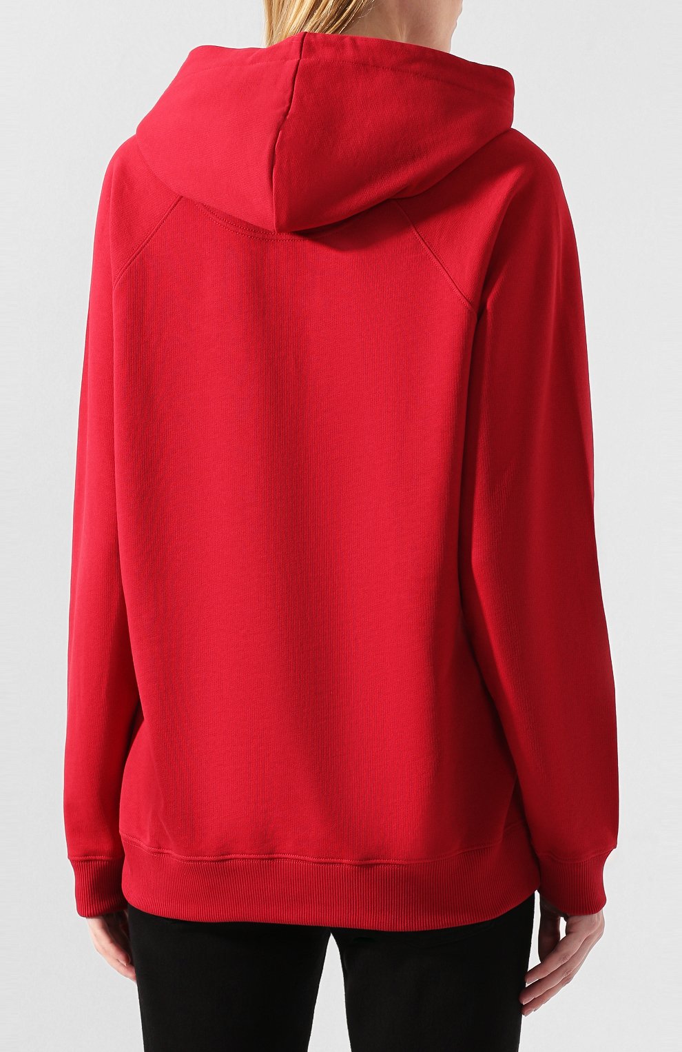 Хлопковое худи KENZO красного цвета по цене 20900 руб., арт. F962SW762982, фото 4 Хлопковое худи KENZO, арт. F962SW762982, фото 4