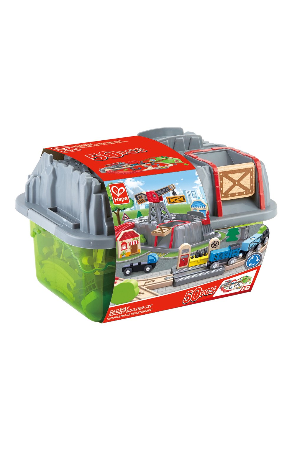 Железная дорога строительный комплекс HAPE, арт. E3764_HP, фото 2