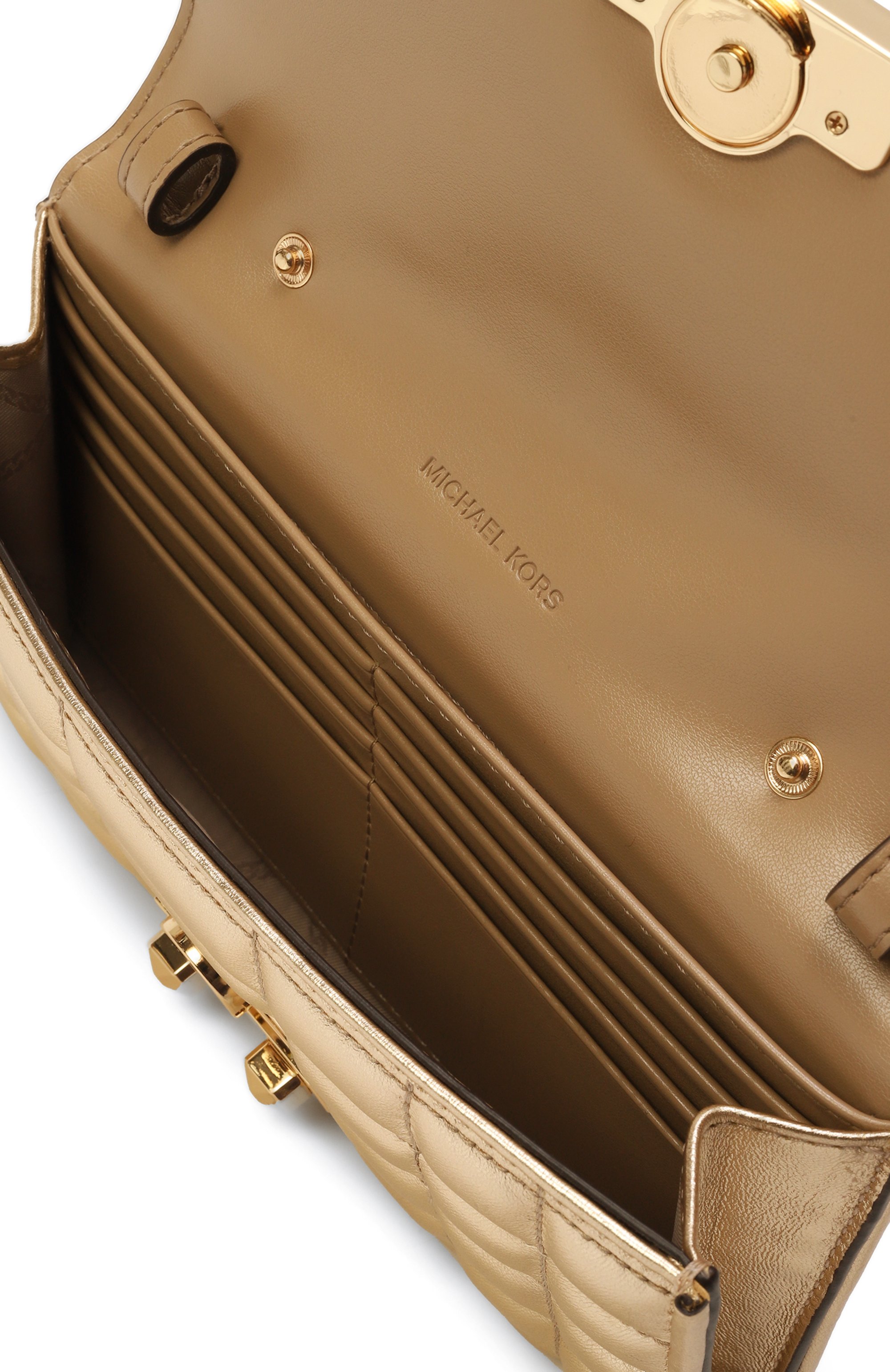 Сумка tribeca MICHAEL MICHAEL KORS золотого цвета по цене 27400 руб., арт. 32S4G2RC9K, фото 5 Сумка tribeca MICHAEL MICHAEL KORS, арт. 32S4G2RC9K, фото 5