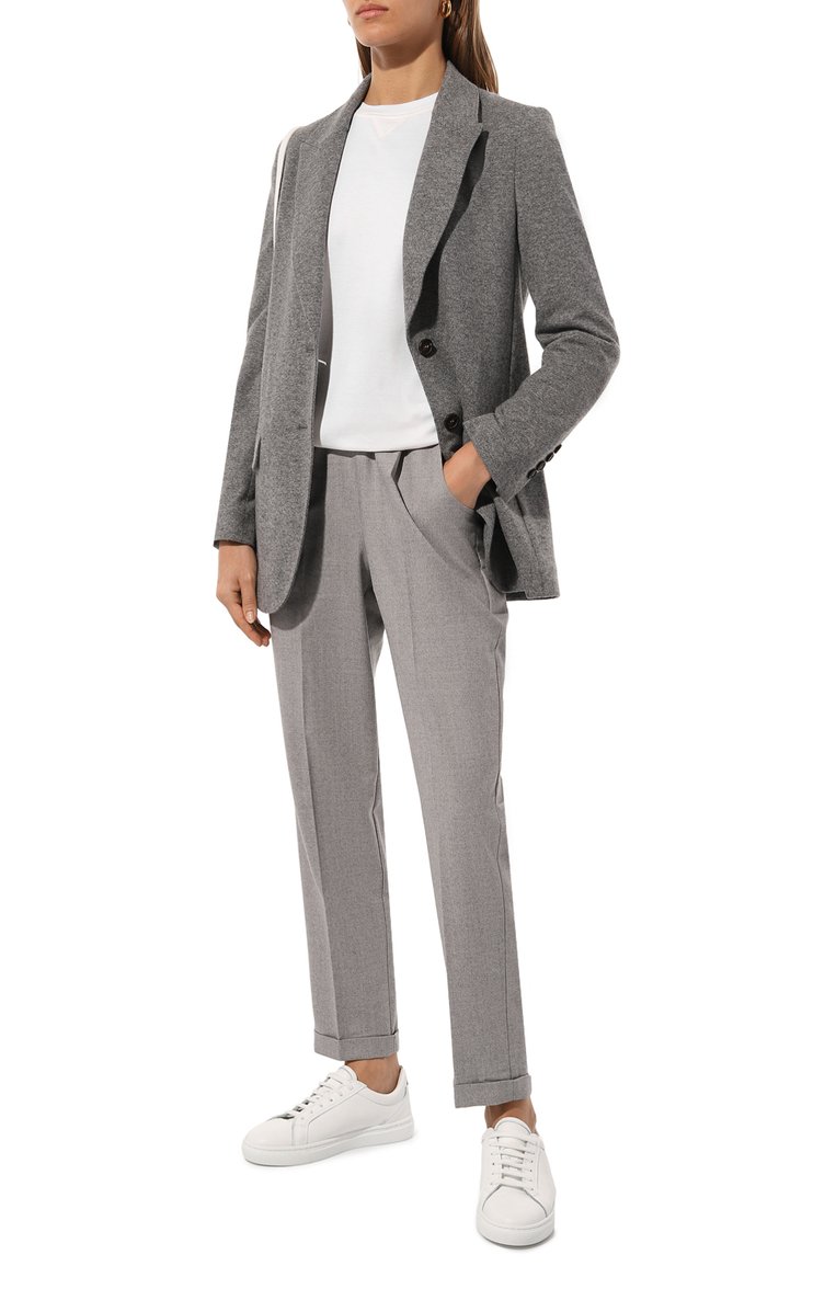 Шерстяные брюки KITON, арт. D37102K0505E01, фото 2