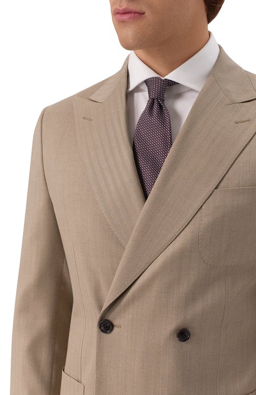 Шерстяной костюм Corneliani 25X009-2517447_SET Бежевый  25X009-2517447_SET Фото 8