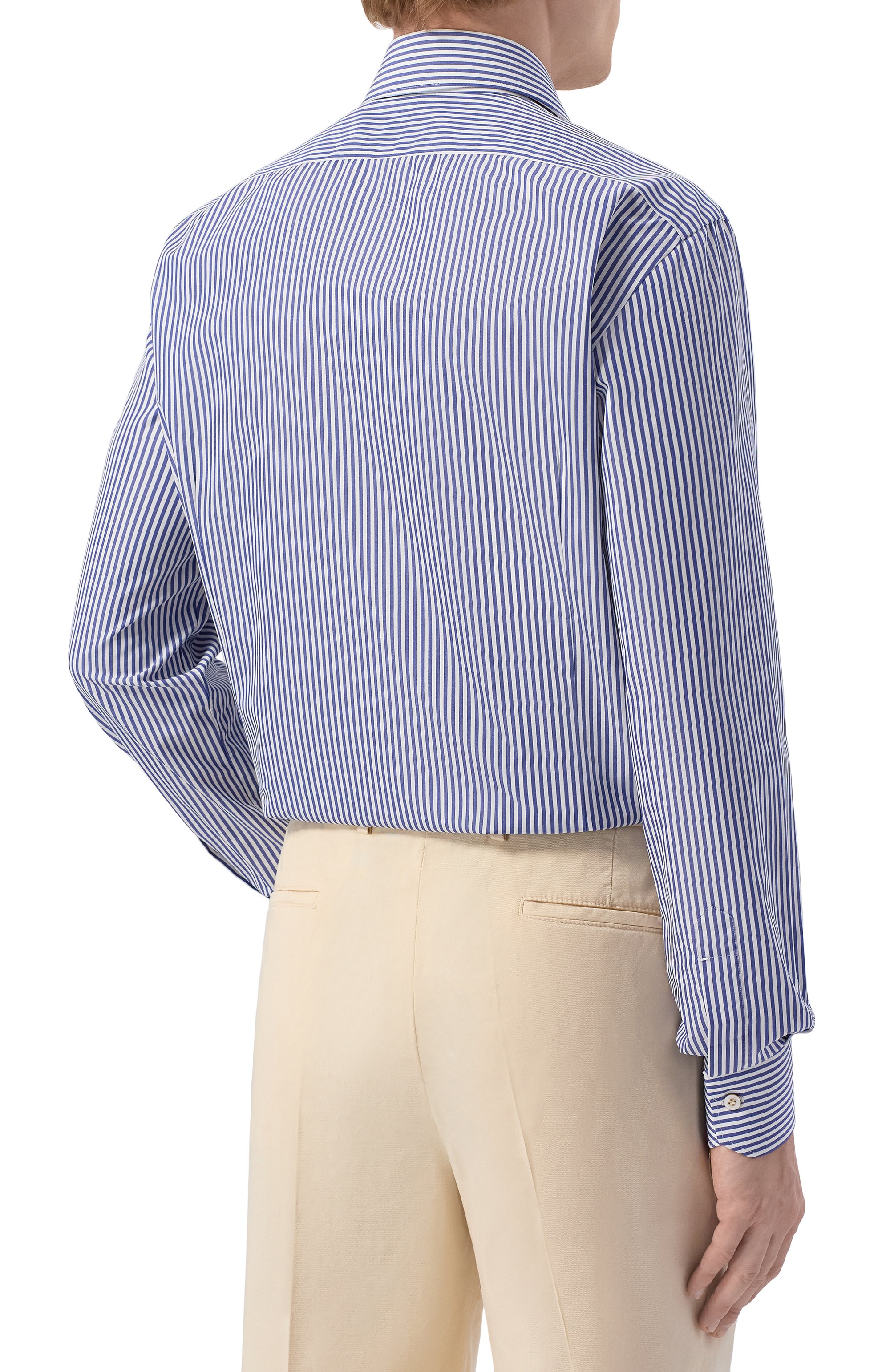 Хлопковая сорочка KITON, арт. UCCH09604, фото 4